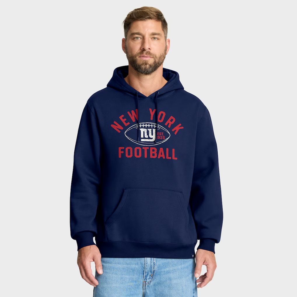 Men 2026 NFL New York Giants blue Hoodie hooded style 01->new york giants->NFL Jersey